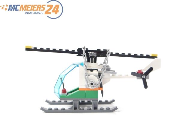 LEGO City aus 60098 Flugzeug Helikopter Hubschrauber grün-weiß E595