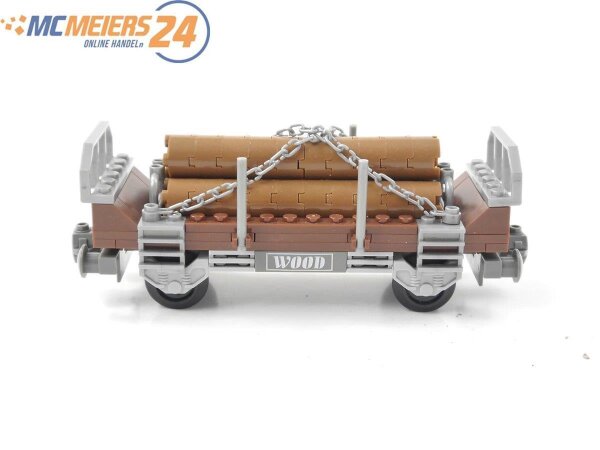 LEGO City aus 60198 Güterwagen Holzwagen mit Stämmen E595