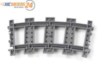 LEGO City 53400 Eisenbahn Schiene gebogen Kurve dunkelgrau E595