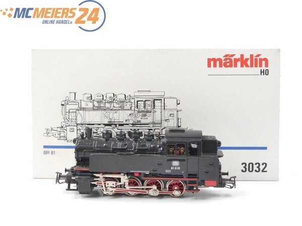 Märklin H0 3032 Dampflok Tenderlok BR 81 010 DB / Guss E590