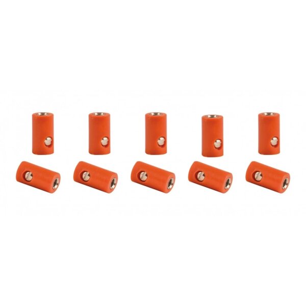 Viessmann 6884 Muffen orange, 10 Stück