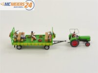 E439 Spur H0 Modellauto Traktor mit Anhänger...
