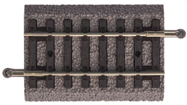 Piko H0 55405 Gleis Gerade mit Bettung G62 mm (1 Stück)