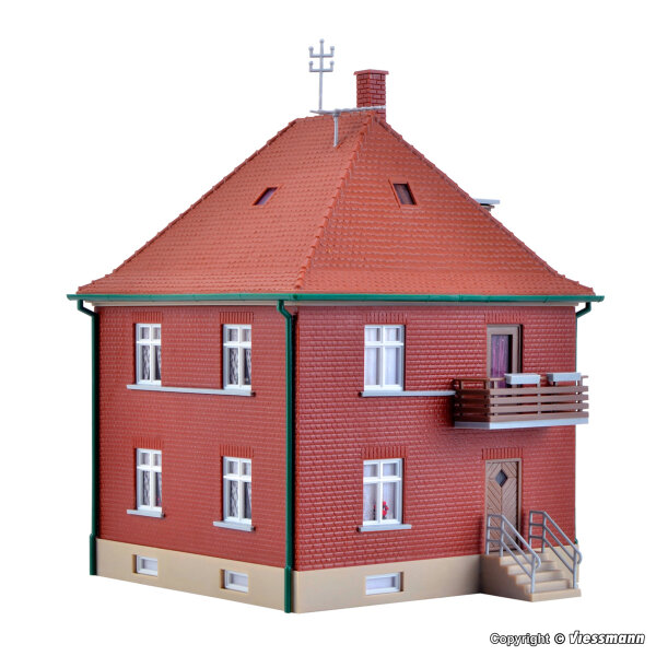 Kibri H0 38716 Gebäude-Bausatz Wohnhaus Fabrikstraße Ziegelhaus 1:87