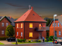 Kibri H0 38716 Gebäude-Bausatz Wohnhaus Fabrikstraße Ziegelhaus 1:87