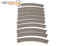 Fleischmann H0 6120 10x Profi-Gleis Gebogen R1, 36° E469