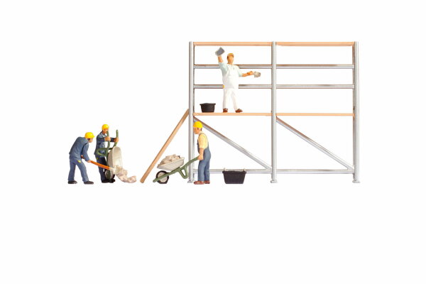 Noch H0 15054 Figuren-Set Maurer Szenenset 1:87