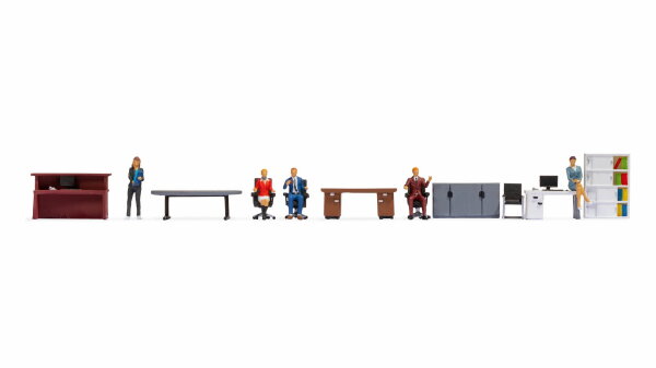Noch H0 16251 Figuren-Themenwelt "Büro 1:87