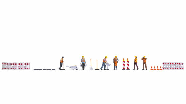 Noch H0 16262 Figuren-Themenwelt “Straßenarbeiten” 1:87