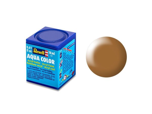 Revell 36382 Farbe Holzbraun, seidenmatt Aqua Color 18 ml
