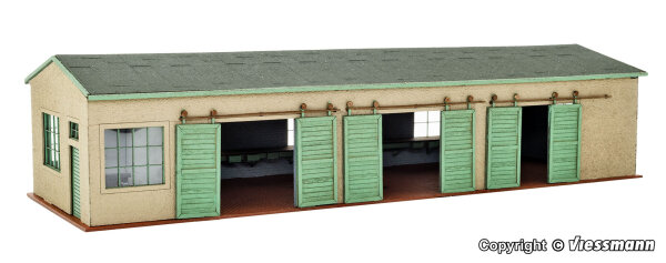 Vollmer H0 45641 Gebäude-Bausatz KFZ-Werkstatt – Polyplate