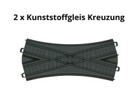 Märklin my world H0 23303 2x Kunststoffgleis Kreuzung 1:87