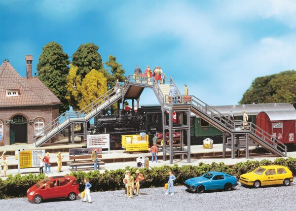 Faller H0 120178 Gebäude-Bausatz Brücken Fußgängerbrücke 1:87