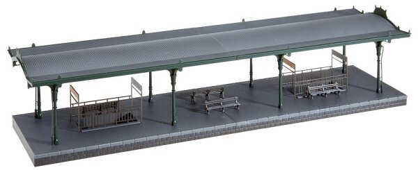 Faller H0 120181 Gebäude-Bausatz Bahnsteig überdacht mit Personenabgang 1:87