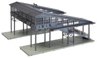 Faller H0 131378 Bausatz Bahnsteigbrücke Fußgängerbrücke überdacht 1:87