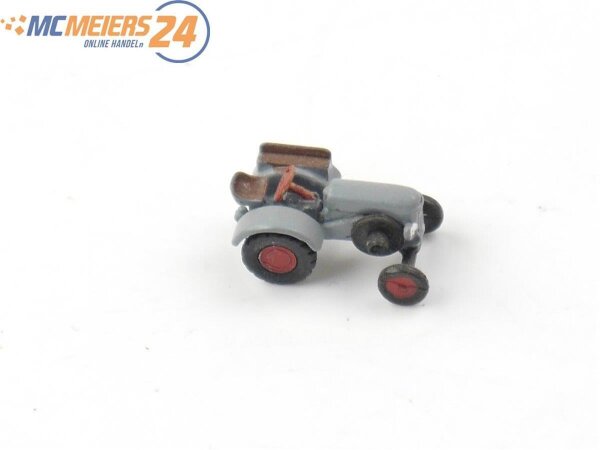 Marks N Modellauto Metallmodell Landwirtschaft Traktor Fendt blaugrau 1:160 E495