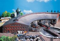 Faller Spur N 222118 Ringlokschuppen 2-ständig Halle Ep. I Gebäude-Bausatz 1:160