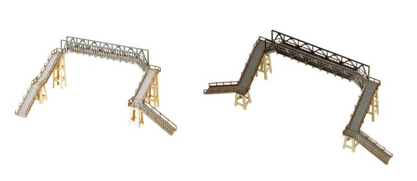 Faller Spur N 222151 Fußgängerübergang mit Treppenaufstieg Gebäude-Bausatz 1:160