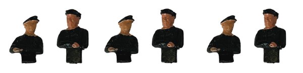 Roco H0 40001 Figuren-Set 3-tlg. Lokführer Heizer bemalt für Dampfloks 1:87