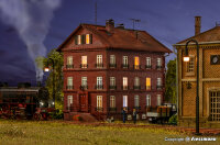 Vollmer H0 43805 Gebäude-Bausatz Eisenbahner-Wohnhaus Stadthaus Ziegelhaus 1:87