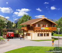 Vollmer H0 43961 Gebäude-Bausatz Pension mit Carport 1:87