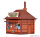 Vollmer 45140 H0 Kiosk Bratwurst-Maxe Schnellimbiss Geschäft Gebäude-Bausatz 1:87