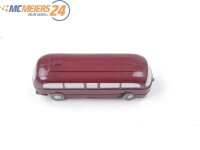 Wiking H0 Modellauto 228/A Omnibus-Anhänger weinrot 1:87