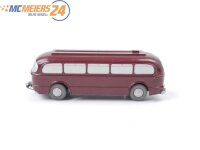 Wiking H0 Modellauto 228/A Omnibus-Anhänger weinrot 1:87