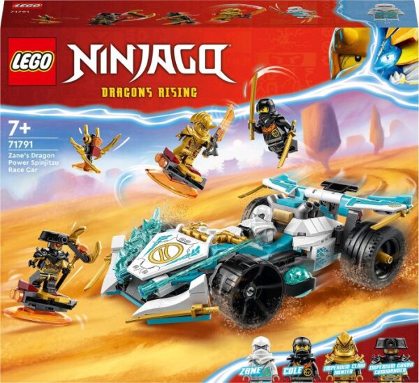 LEGO® NINJAGO 71791 Zanes Drachenpower-Spinjitzu-Rennwagen