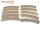 Märklin H0 3600 A 1/1 10x M-Gleis gebogen E160a
