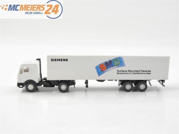 Wiking H0 542/12 Modellauto LKW Sattelzug MB 1644 S "Siemens SMD" 1:87 E73