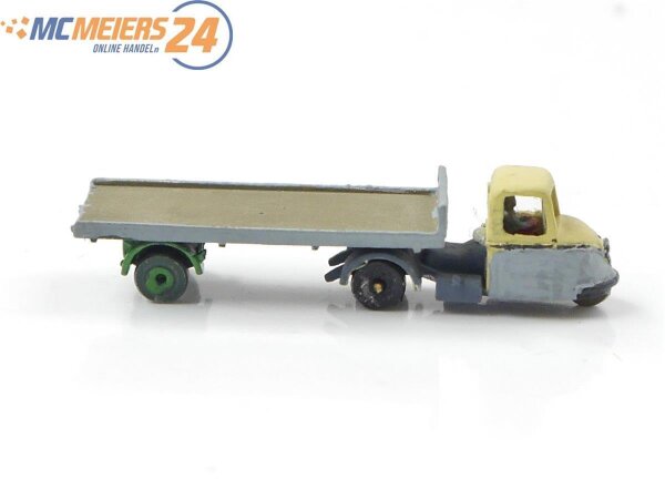 Spur N Modellauto Metallmodell LKW Sattelzug Zugmaschine m. Auflieger 1:160 E568