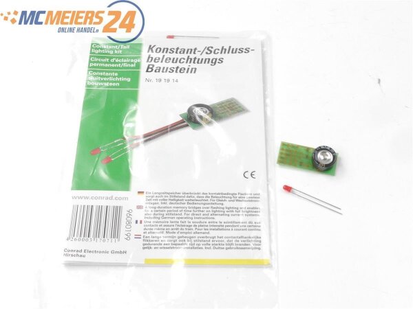 Conrad H0 19 19 14 Beleuchtung Konstant-/Schlussbeleuchtungs Baustein E585