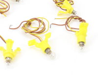 H0 N 5x Beleuchtung Beleuchtungssockel mit Glühbirne...