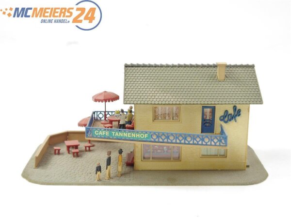 Pola H0 559 Gebäude gebaut "Cafe Tannenhof (Seeblick)" Terrasse und Balkon E615