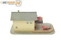 Pola H0 559 Gebäude gebaut "Cafe Tannenhof (Seeblick)" Terrasse und Balkon E615