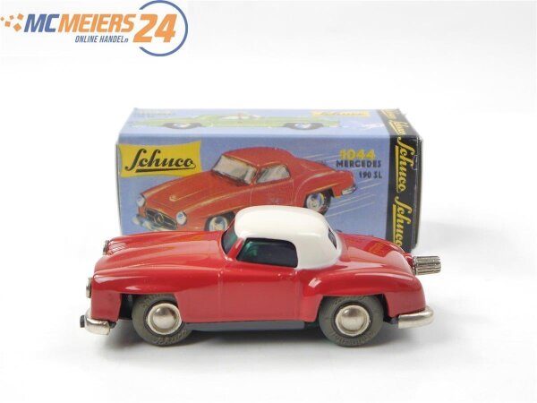 Schuco 1044 Micro Racer Modellauto Mercedes 190SL / Uhrwerkmotor