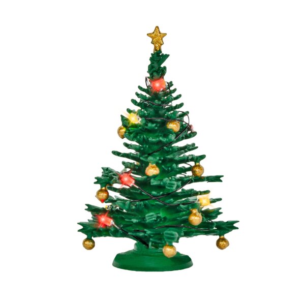 Viessmann 5831 Weihnachtsbaum Tannenbaum mit Lichterkette Höhe: 2,9 cm grün