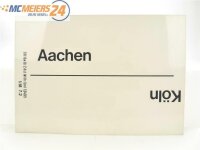 E244 Zuglaufschild Waggonschild Norddeich - Dortmund -...