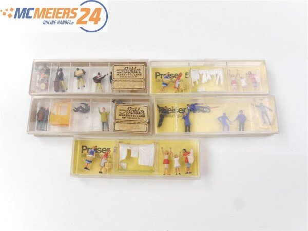 Preiser H0 4013 u.a. 5x Figuren-Set Waschtag Kombo Rangierpersonal etc 1:87 E630