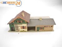 E410 Faller H0 B-92 Gebäude Bahnhof "Zindelstein" mit Figuren