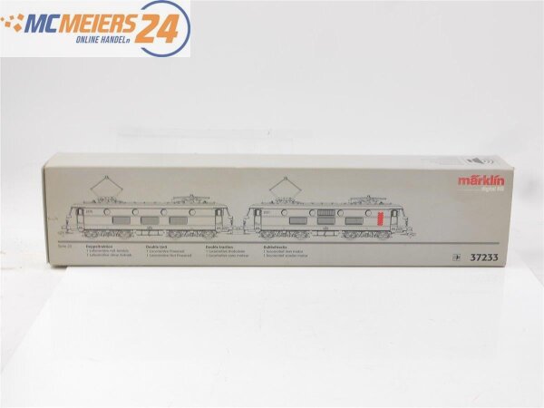 Märklin H0 37233 Leerverpackung Leerkarton OVP für Doppeltraktion Serie 23 E502