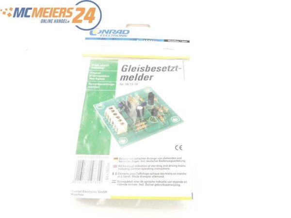 E307 Conrad Electronic 19 73 19 Bausatz Gleisbesetztmelder *NEU*