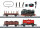 Märklin H0 29890 Digital-Startpackung Güterzug mit BR 89.0 Dampflok C-Gleis MS2