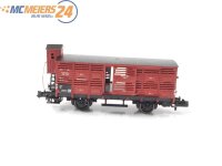 Fleischmann N 8366 Güterwagen Verschlagwagen mit Bremserhaus 493 Vh DRG E616