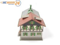 Pola H0 601 Gebäude Lokschuppen 1-ständig mit Fachwerkhaus E640