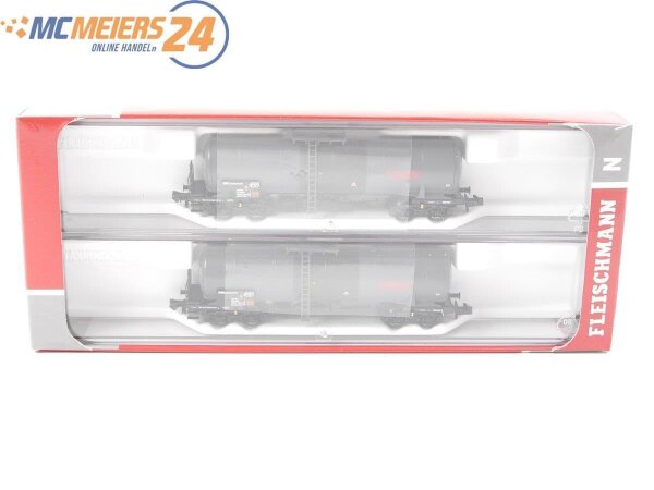 Fleischmann N 825812 Güterwagenset 2-tlg. Kesselwagen "ÖMV" ÖBB / NEM E616