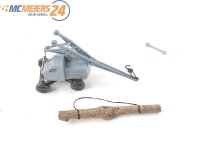 s.e.s. H0 14 1402 06 Modellauto Baufahrzeug Mobilkran Weimar taubenblau E651