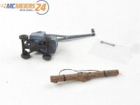 s.e.s. H0 14 1402 06 Modellauto Baufahrzeug Mobilkran Weimar taubenblau E651