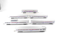 Märklin H0 43600 Personenwagenset 6-tlg. Streamliner "Amtrak" / NEM Licht E656